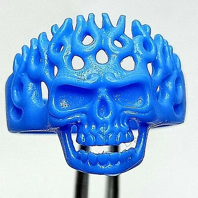 Wax Ring Man Skull Fire Patterns For Lost Wax Casting Silver Gold  Jewelry • $20