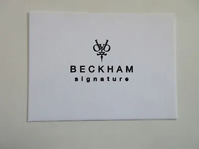 David BECKHAM SIGNATURE Sample CARDS / SWATCH Used To Sample • £9.64
