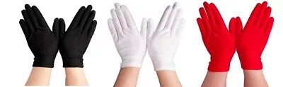 £3.99 • Buy Short Ladies Gloves Halloween Flapper Burlesque Theatre Fancy Dress Gloves