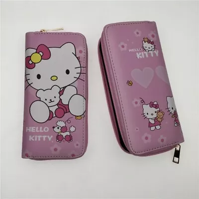 New Anime Long Wallet - Hello Kitty - With Teddy Bear • $32