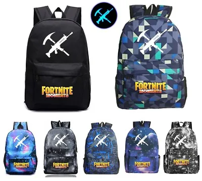 FTNITE Moments Battle Royale Backpack Glow In Dark School Bag Kids AU Shop • $29