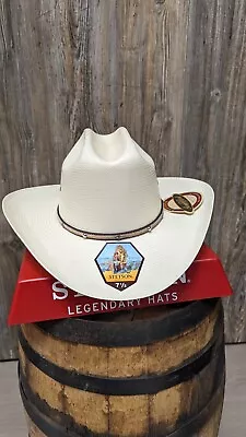Angus 10x Straw Cowboy Hat • $99.99
