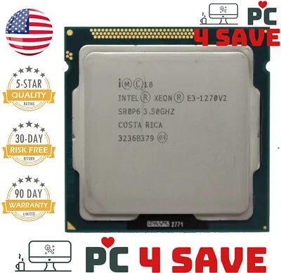 $38.99 • Buy Intel Xeon E3-1270 V2 SR0P6 3.50GHz 8MB 4-Core LGA 1155 Workstation Desktop CPU