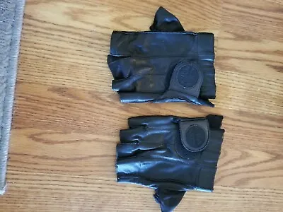 $40 • Buy Harley Davidson Leather Fingerless Gloves