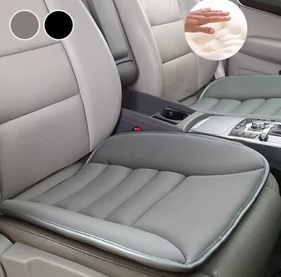 Memory Foam Front Car Seat Cushion Mat Pad Chair Protector Breathable Cover Grey • £9.99