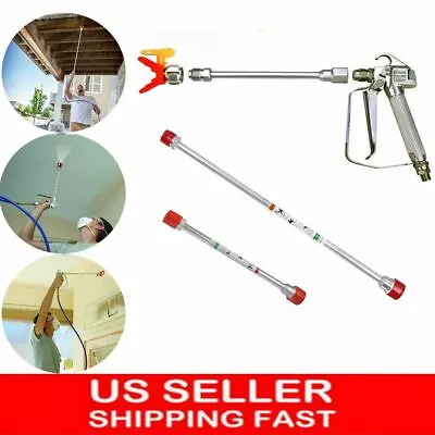 Airless Paint Spray Gun Extension Pole Sprayer Tip Rod Titan Wagner Tool 30/50cm • $8.59