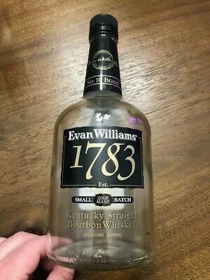 EMPTY Evan Williams 1783 Kentucky Straight Bourbon Whiskey Bottle 750 Ml • $5