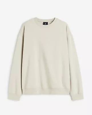 New H&M Men’s Cream Loose Fit Sweatshirt  Size M • $8