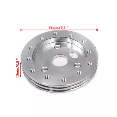 1PCS 0.5 Hub For 5&6 Hole Steering Wheel To Grant 3 Hole Adapter 1/2  W/9 Screws • $14