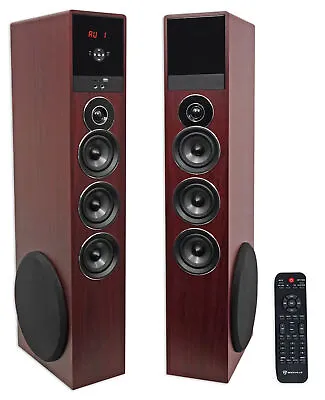 Tower Speaker Home Theater System W/Sub For Vizio D-Series Television TV-Wood • $369.95