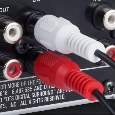 £4.35 • Buy 10m 3.5mm Stereo Jack To Twin 2 X RCA Phono Red White Cable Audio Aux Sound Lead