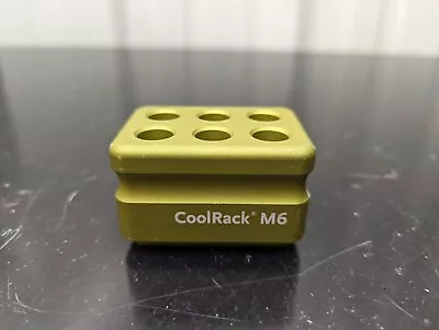 Biocision CoolRack M6 BCS-164 Green 6 X 1.5/2ml Microfuge Tubes Cryo Block • $149.99