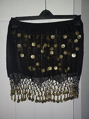 £3 • Buy Ladies Black Sheer Mini Skirt - Size 12