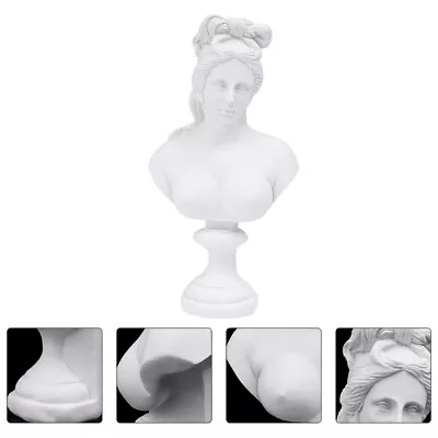  Resin Plaster Figure Lady Bust Statue House Decorations For Home Antique • £15.19