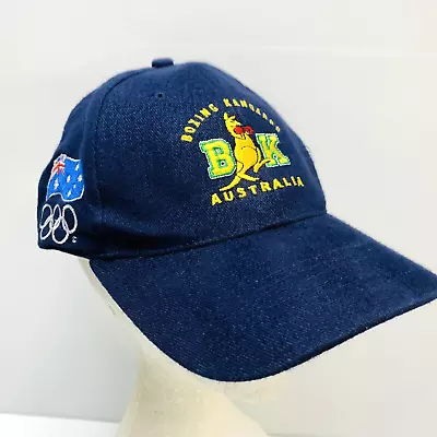 Vintage Australian Boxing Kangaroo 2000 Olympic Team Adjustable Cap Hat • £15