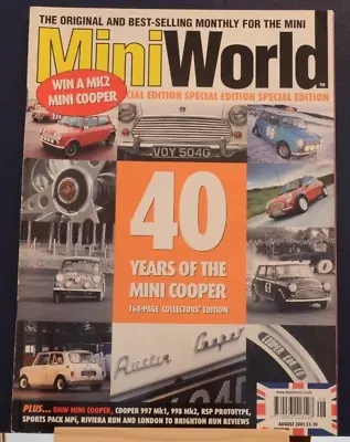 Mini World Magazine  -- August 2001 • £2.75
