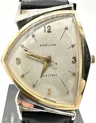 FULLY SERVICED Vintage 60s 10k Gold Filled Hamilton Electric “Pacer” Watch • $1000