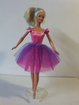 VTG My First Barbie Doll/Easy To Dress Painted Purple Ballet Slippers Re-Dressed • $10