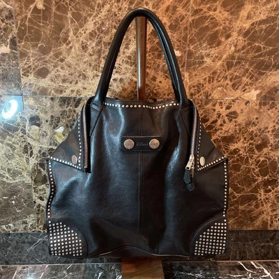 $2964.74 • Buy Alexander McQueen Demanta Tote Bag Black And Studs Nearly Unused Accessory