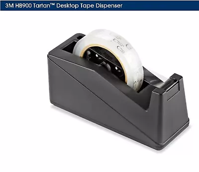 Tartan Tabletop Tape Dispenser HB900 Black 1 In • $20.59