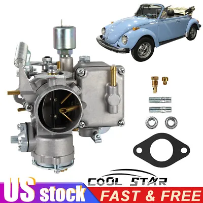$54.25 • Buy 34 PICT-3 Carburetor W/ Gasket 12V Electric For VW Beetle 113129031K 34PICT3