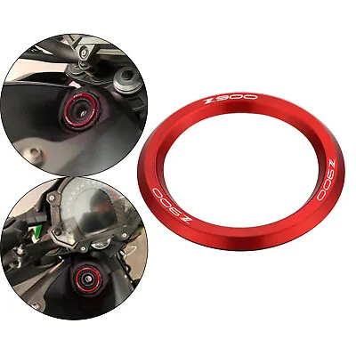 Ignition Hole Cover Accessories For Kawasaki Z900   2018 2019 2020 Red • £10.52