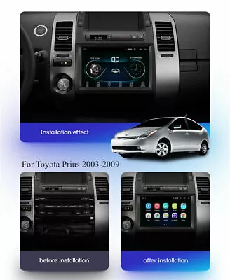 9'' Car Android 10.1 1GB＋16GB Stereo Radio GPS Nav WIFI For Toyota Prius 2003-09 • $144.76