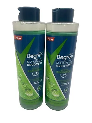 2 Degree Men Max Recovery Active Recharge Lemongrass Eucalyptus Body Wash & Soak • £19.45