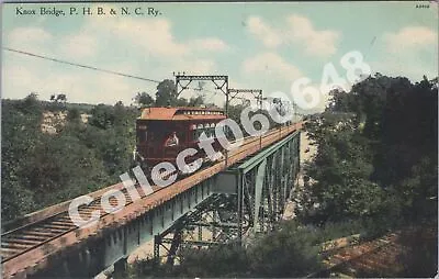 Ellwood City PA-Knox Bridge-PHB&NC-Railway-Trolley-Lawrence County-Pennsylvania • $9.95