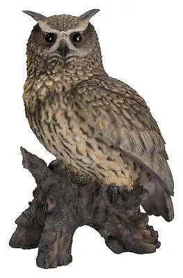 Eagle Owl - Lifelike Garden Ornament - 45cm - Indoor Or Outdoor - Real Life • £149.99