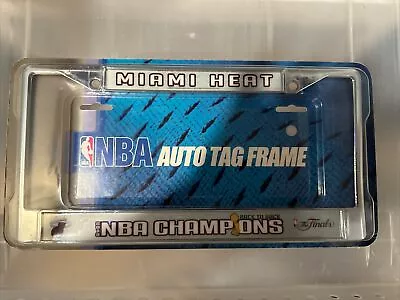 2013 Miami Heat Metal NBA Basketball Auto Tag Frame License Plate - *BLEMISHED • $0.99