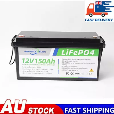 LiFePO4 12V 150Ah Lithium Iron Battery Rechargeable Deep Cycle RV Camping Power • $522