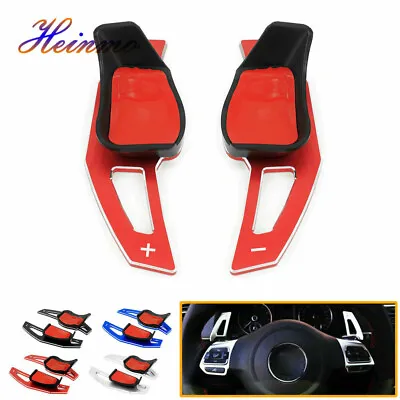 2x Red Steering Wheel Gear Shift Paddles Extension For   Golf GTI Jetta MK5 MK6 • $15.15