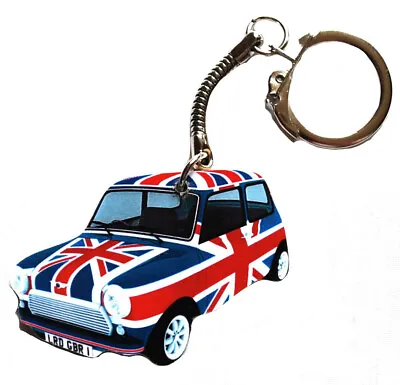 Union Jack Mini Keyring - Mini Keyrings - Mini Coopers - Mini Cooper Gift  M1-K • £2.49