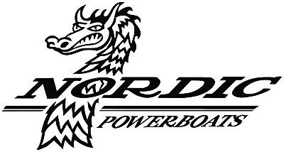 NORDIC POWER BOATS- Vinyl Die-Cut Decals Buy 1 Get 1 Free • $15