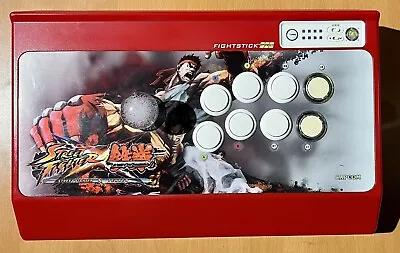 RARE! #830 Mad Catz Street Fighter X Tekken Fightstick Pro Xbox 360 Red & White • $599.99