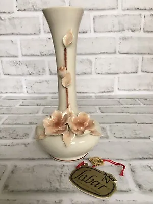 Pretty Vintage Rare Fabar Creazioni Artistiche Capodimonte Porcrlain Flower Vase • $95