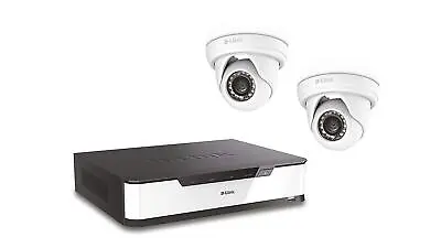 D-Link DNR16-4802-2 Security Camera HD Surveillance Starter Kit PVR + 2 Cameras • £215.45