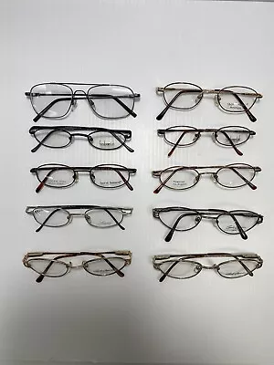 Brand New Reseller Lot - 10 Pairs Of Designer Eyeglass Frames • $59.99