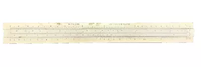 Ruler Keuffel & Esser K & E Beginner's Slide Rule 4058W 12  Vintage Engineering • $10.85