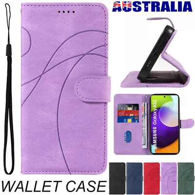 For Samsung Galaxy A05S A15 A53 A54 A55 A33 Case Wallet Leather Flip Folio Cover • $12.29