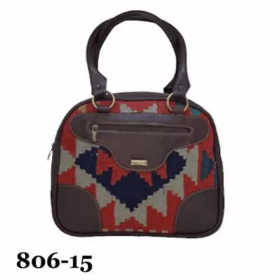 Handmade Leather And Kilim Women's Handle Bags 806-15 • $99