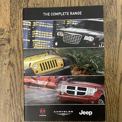 2008 Dodge Chrysler Srt8 300 Jeep Grand Cherokee 300c Australia Brochure • $19.99