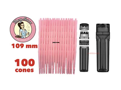 Blazy Susan Pre Rolled Cone PINK 109mm King Size Slim+ Portable 3in1 Grinder • $129.99