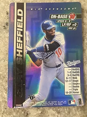 2000 MLB Showdown - 1st Edition #228 Gary Sheffield Foil Dodgers  • $9.50