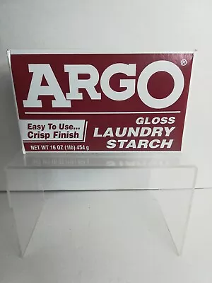 £15.58 • Buy Argo Gloss Laundry Starch 1lb Box Multi Purpose 