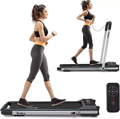 2 IN 1 Folding Electric Treadmill Under Desk Walking Pad With Bluetooth & Remote • $259.99