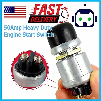 12 Volt DC Heavy-Duty Momentary Push-Button 50 Amp Starter Switch • $6.95