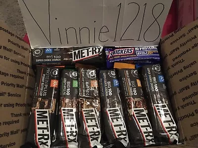 47 MET Rx Bars Chocolate Chip Apple Churro Snickers High Protein Plus 30g PB Cup • $37