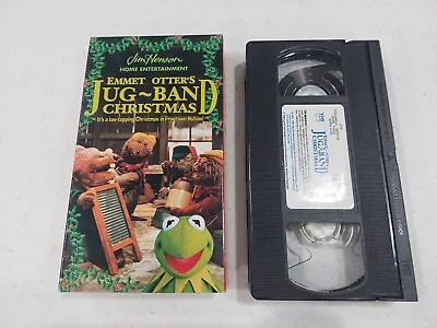 Emmet Otter's Jug-Band Christmas In Frogtown (VHS 1998) Jim Henson Muppet  • $3.99